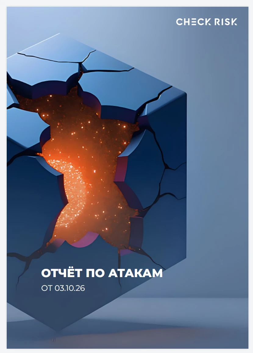 Обложка HTML-отчёта по атакам Check Risk